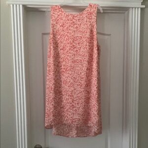 Pink Floral Sleeveless Sundress